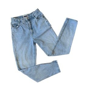 Vintage Unionbay Jeans Light Wash High Waist Tapered Leg 80s or 90s